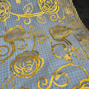 Renda 1,40m Ouro/Prata - Rolo de 20m