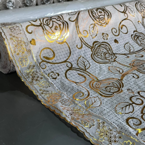 Renda 1,40m Ouro/Prata - Rolo de 20m